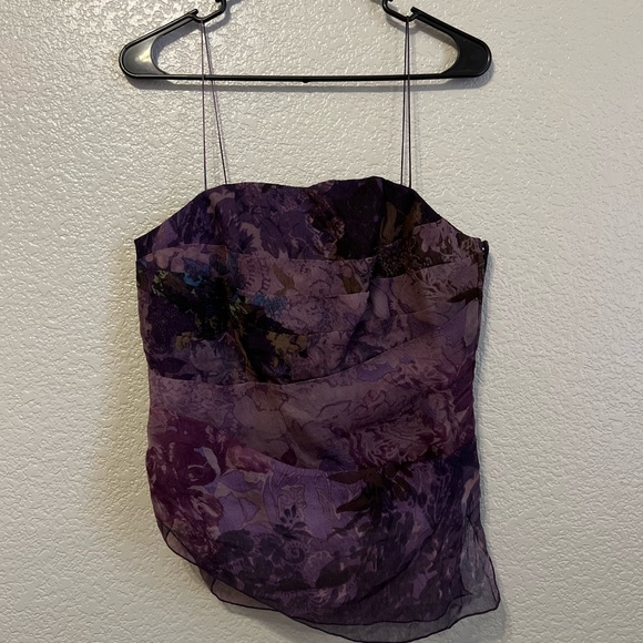 Albert Nipon silk top and skirt set - Picture 1 of 7